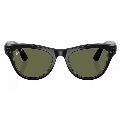 Камера-очки Meta Ray Ban Skyler RW4010 (Gen1) (Shiny Black/Green) (M)