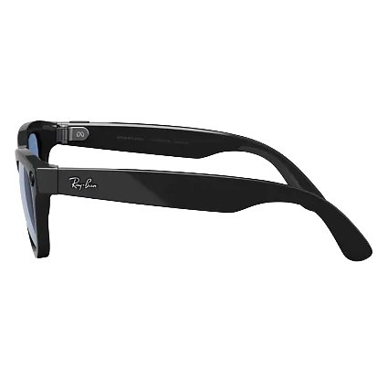 Камера-очки Ray-Ban Meta Skyler RW4010 (Gen1) (Shine Black/Transitions Cerulean Blue) (M)