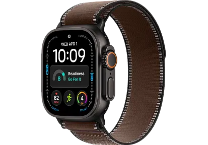 Часы Apple Watch Ultra 4 49mm Titanium Black Trail Loop (Dark Umber) S/M