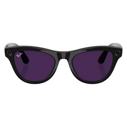 Камера-очки Ray Ban Meta Skyler RW4010 (Gen1) (Shine Black/Transitions Amethyst) (M)