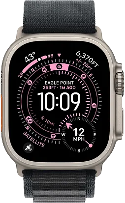 Часы Apple Watch Ultra 3 49mm Titanium Natural (Alpine Loop Black) S/M