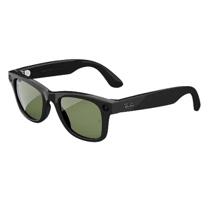Камера-очки Ray-Ban Meta Wayfarer RW4008 (Gen1) (Shiny Black/G15 Green) (L)