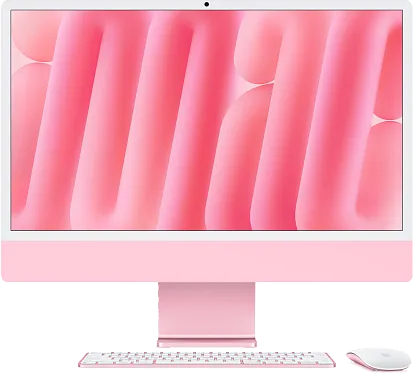 Моноблок Apple iMac 24" (M4, 8C CPU, 8C GPU) 16/256GB Pink (MWUG3)
