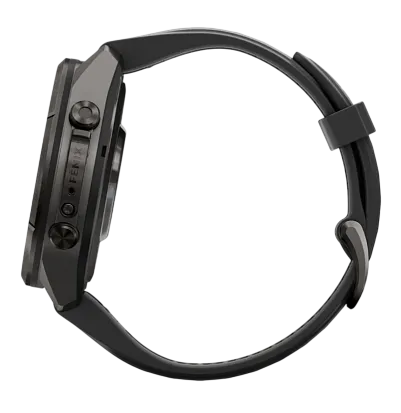 Часы Garmin Fenix 9 Pro 47mm AMOLED Sapphire Carbon Gray DLC Titanium with Black/Pebble Gray Silicone