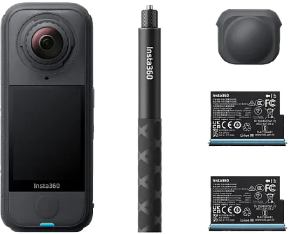 Экшн-камера Insta360 X4 Air (Midnight Black) Standard Bundle