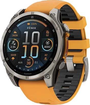 Умные часы Garmin Fenix 8 47mm (Sapphire Graphite DLC Titanium)