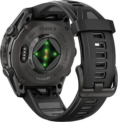 Умные часы Garmin Fenix 8 43mm (Sapphire Carbon Gray DLC Titanium)