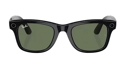 Камера-очки Ray-Ban Meta Wayfarer RW4008 (Gen1) (Shiny Black/G15 Green) (L)