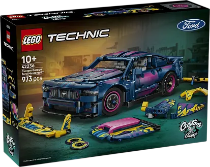 LEGO Technic Custom Garage Ford Mustang GT