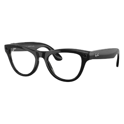 Камера-очки Ray Ban Meta Skyler RW4010 (Gen1) (Shine Black/Transitions Amethyst) (M)