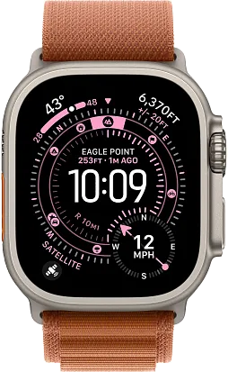 Часы Apple Watch Ultra 3 49mm Titanium Natural (Alpine Loop Terra Cotta) M/L