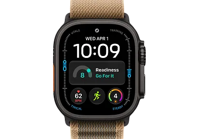 Часы Apple Watch Ultra 4 49mm Titanium Black Alpine Loop (Desert) Medium