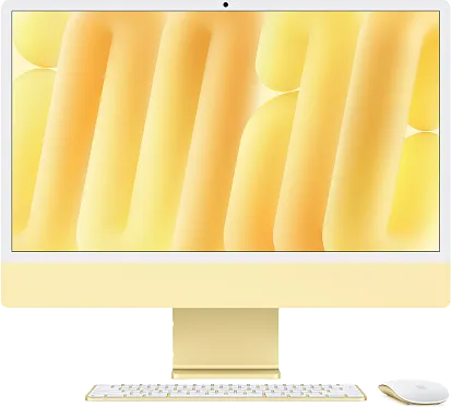 Моноблок Apple iMac 24" (M4, 8C CPU, 8C GPU) 16/256GB Yellow (MWUD3)