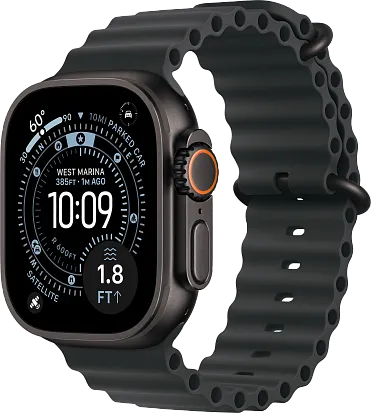 Часы Apple Watch Ultra 3 49mm Titanium Black (Ocean Band Black) S/M