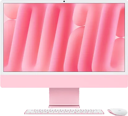 Моноблок Apple iMac 24" (M4, 10C CPU, 10C GPU) 16/512GB Pink (MWV53)