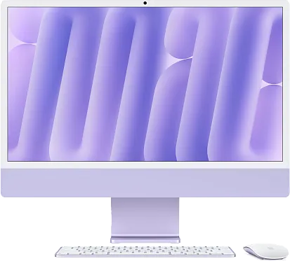 Моноблок Apple iMac 24" (M4, 8C CPU, 8C GPU) 16/256GB Purple (MWUH3)