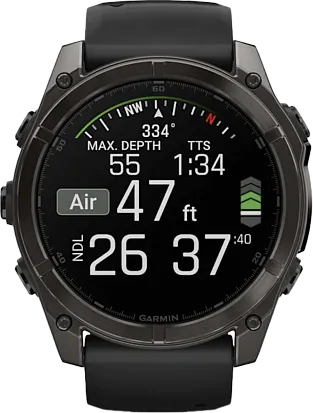 Умные часы Garmin Fenix 8 51mm Sapphire Carbon Gray (DLC Titanium)