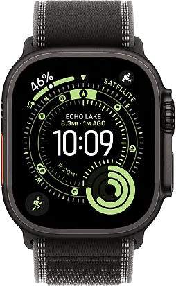 Часы Apple Watch Ultra 3 49mm Titanium Black (Trail Loop Black/Charcoal) M/L