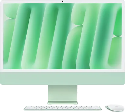 Моноблок Apple iMac 24" (M4, 10C CPU, 10C GPU) 24/512GB Green (MD2Q4)