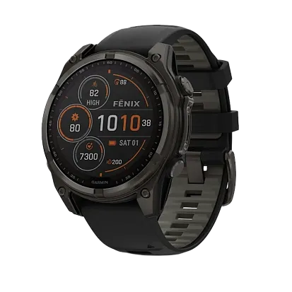 Умные часы Garmin Fenix 8 47mm Sapphire Carbon Gray (DLC Titanium)