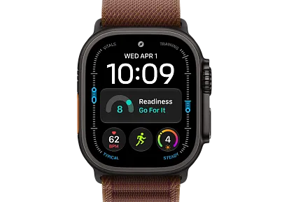 Часы Apple Watch Ultra 4 49mm Titanium Black Alpine Loop (Burgundy) Medium