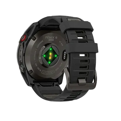 Часы Garmin Fenix 8 Pro 51mm AMOLED Sapphire Carbon Gray DLC Titanium Black / Pebble Gray