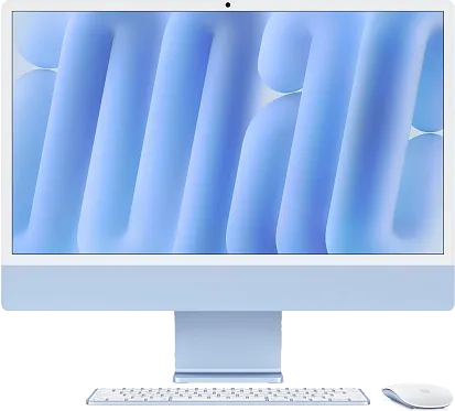 Моноблок Apple iMac 24" (M4, 10C CPU, 10C GPU) 24/512GB Blue (MD2T4)