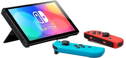 Игровая приставка Nintendo Switch OLED (Neon)