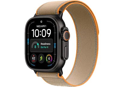 Часы Apple Watch Ultra 4 49mm Titanium Black Trail Loop (Sand) S/M