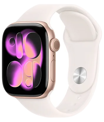 Часы Apple Watch Series 11 46mm Rose Gold (Sport Band Light Blush) M/L