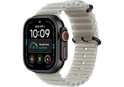 Часы Apple Watch Ultra 4 49mm Titanium Black Ocean Band (Translucent Gray)