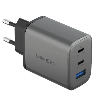Адаптер питания Energea AMPCHARGE Gan 65W (Gray)