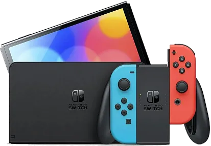 Игровая приставка Nintendo Switch OLED (Neon)