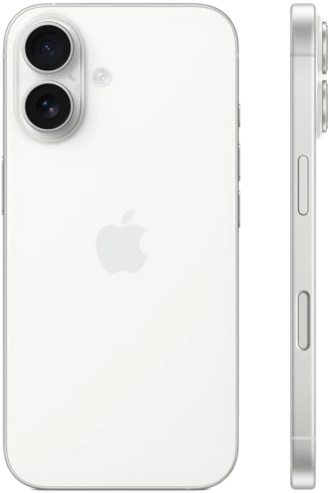 Смартфон Apple iPhone 16 Plus 128GB (White) nano-SIM + eSIM в
