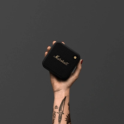 Портативная колока Marshall Willen (Black & Brass)